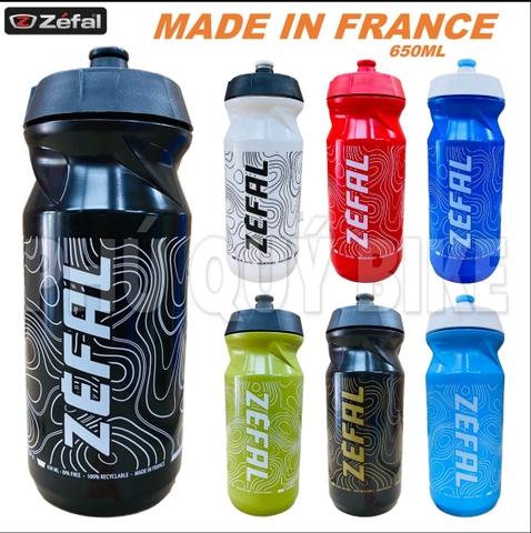 BÌNH NƯỚC XE ĐẠP ZEFAL MẪU MỚI 650ML MẪU 2