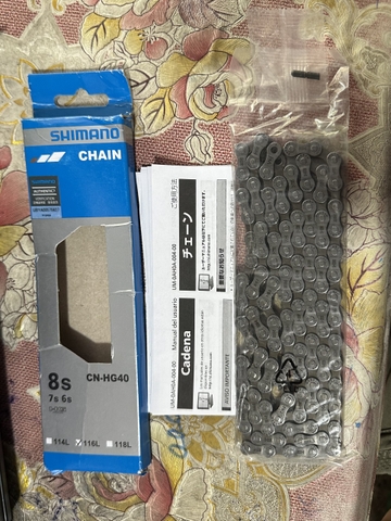 SÊN 8 SHIMANO HG40 116L HỘP CHÍNH HÃNG (PRODUCT OF CHINA) DÙNG CHỐT