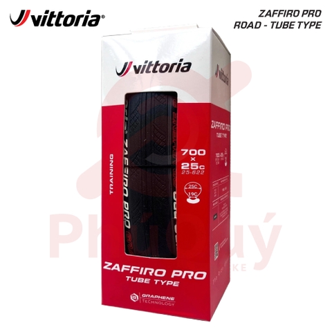 Vỏ Vittoria Zaffiro Pro V 700x25c có chống đinh HÔNG ĐEN