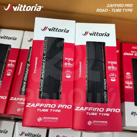Vỏ Vittoria Zaffiro Pro V 700x25c có chống đinh HÔNG ĐEN