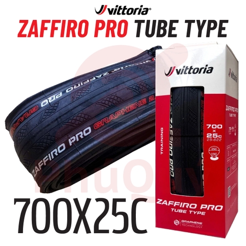 Vỏ Vittoria Zaffiro Pro V 700x25c có chống đinh HÔNG ĐEN