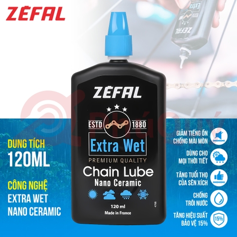 Dầu Sên ZEFAL Extra Wet 120ml (VAT)