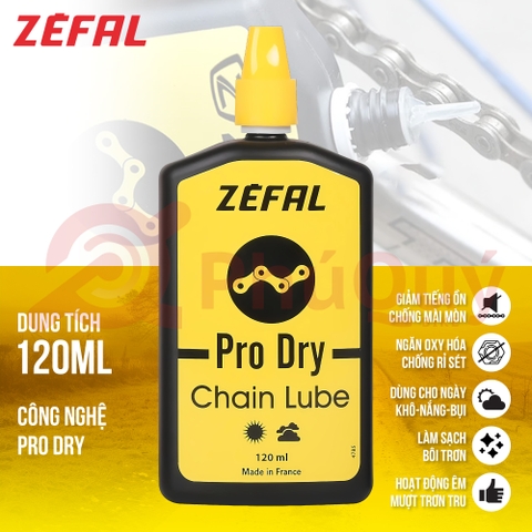 Dầu sên xe đạp ZEFAL Pro Dry 120ml (VAT)