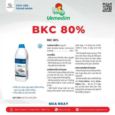 Vime BKC 80% Tôm