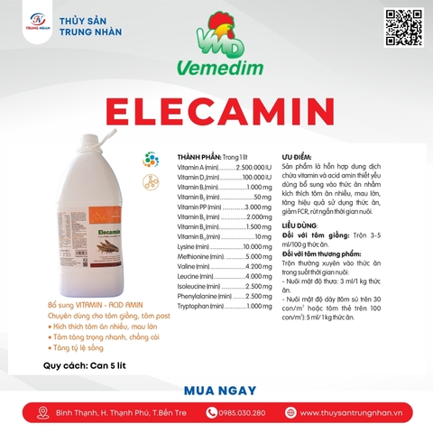 Vime Elecamin Tôm 5L