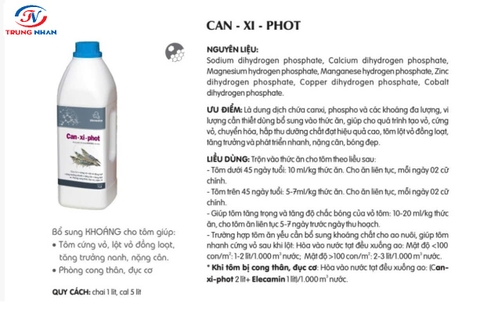 Vime Can-Xi-Phot Tôm