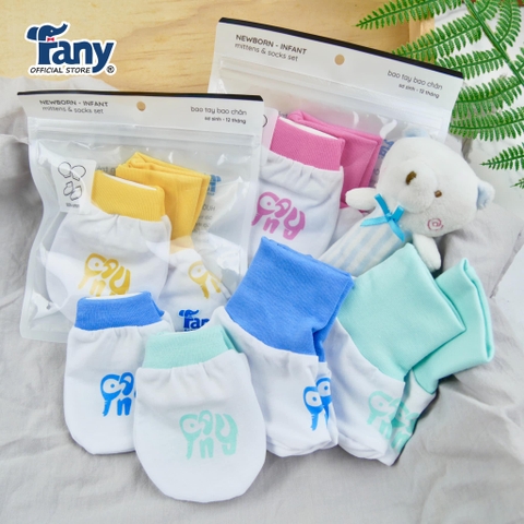 BAO TAY CHÂN TRẮNG IN VOI BO MÀU