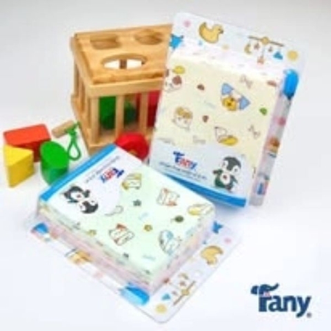 KHĂN MÀU 2 MẶT VỈ 6 CÁI IN