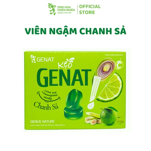 Viên ngậm chanh xả GENAT hộp 100 viên