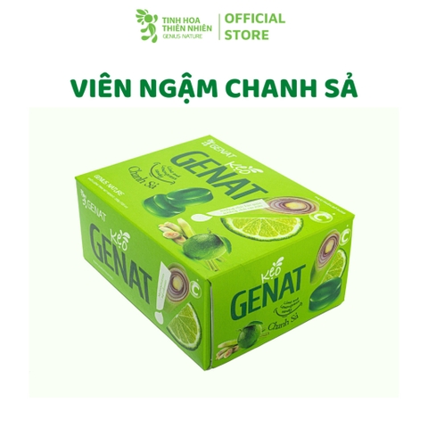 Viên ngậm chanh xả GENAT hộp 100 viên
