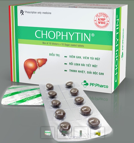 Chophytin -Vỉ (Hộp 10 vỉ x 10 viên, T/280H)