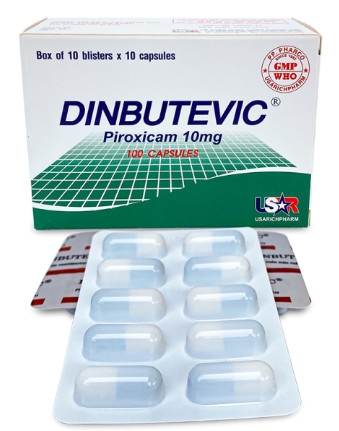 Dinbutevic (Hộp 10 vỉ x10 viên, T/150H)