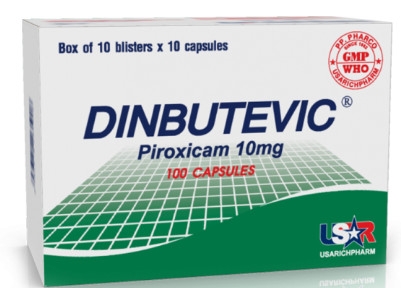 Dinbutevic (Hộp 10 vỉ x10 viên, T/150H)