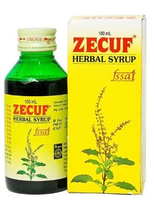 ZECUF herbal cough remedy sirup, H/chai 100ml, T/100 chai