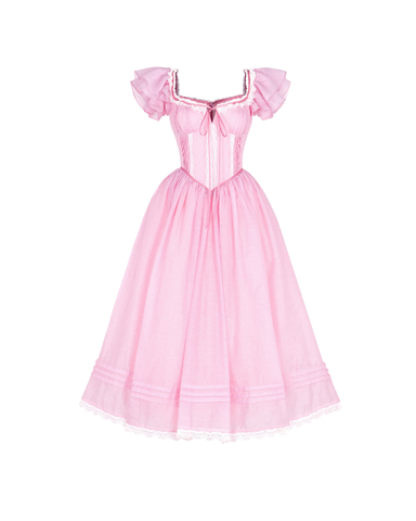 Camelia Baby Pink Corset dress