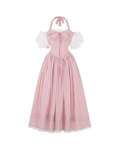Secret Garden Corset dress - Gingham