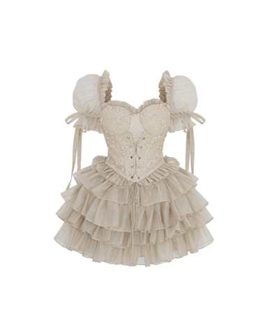 Paris Corset dress - Beige