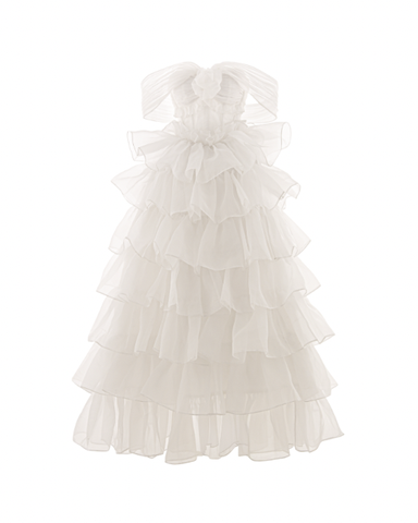Think Of Me Gown dress - White