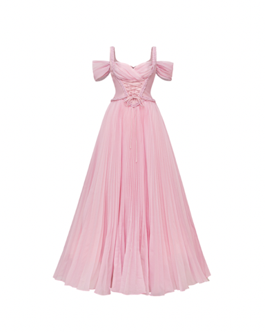 The Whisper Pleated dress