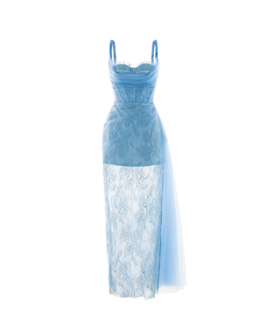 Mermaid Corset dress - Blue