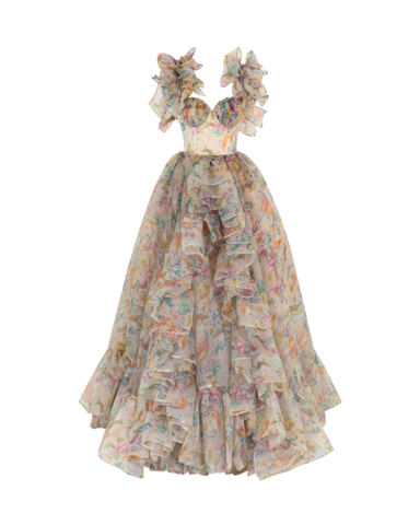 Peony D Gown dress - Floral