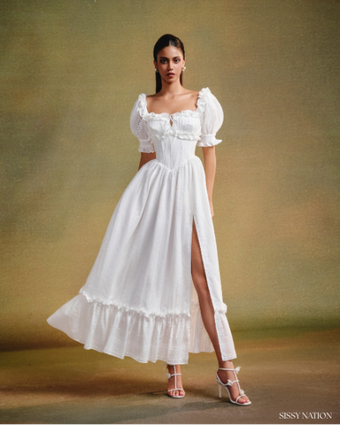 Miranda Corset dress - White