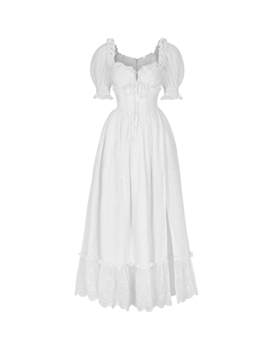 Miranda Corset Dress - White