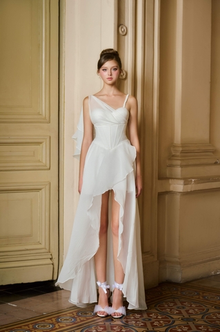 Happiness Is A Butterfly Corset Dress - White