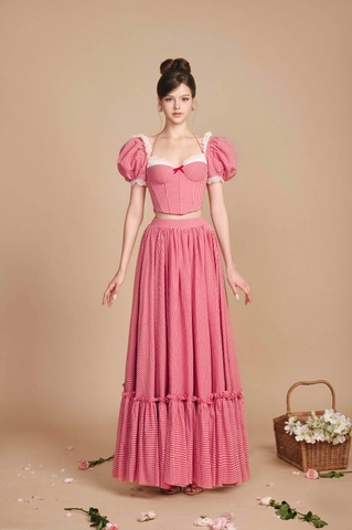 Rolling In Love Corset Set