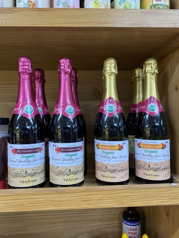 Nước Ép Trái Cây Có Gas Organic Valde France ( Vị) (750ml)Đào