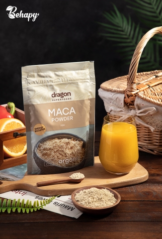 Bột Nhân Sâm Maca Nâu Hữu Cơ 200gr Dragon Superfood