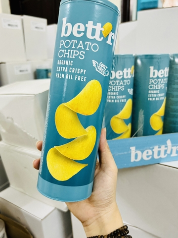 Snack khoai tây hữu cơ giòn 160gr - Bett'r