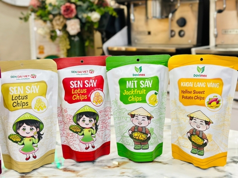 Sen sấy giòn (vị phomai cay) gói 30gr - DAVIMEX