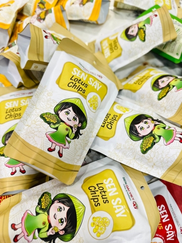 Sen sấy giòn nguyên vị gói 30gr - DAVIMEX