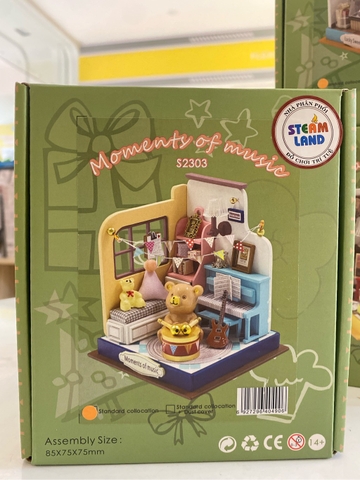 Bộ Đồ Chơi Sáng Tạo DIY Mô Hình Thu Nhỏ Góc Âm Nhạc - HONGDA S2303