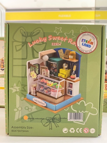 Bộ Đồ Chơi Sáng Tạo DIY Mô Hình Thu Nhỏ Cửa Hàng Bánh Ngọt - HONGDA S2304