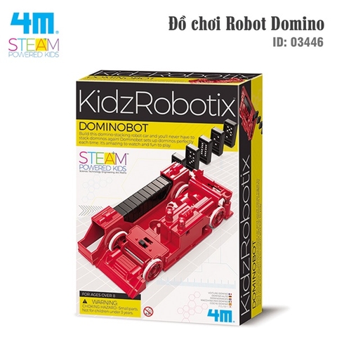 Đồ chơi (Giáo Dục STEM, Độ tuổi 5+) Robot Domino - 4M (Đồ chơi Khoa học, Lắp ráp)