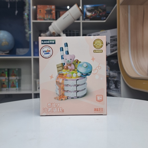 KAIDO-KD99030 Đồ chơi lắp ráp Gấu Teddy bánh Dâu tây mật ong