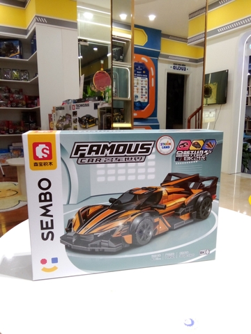 SEMBO-714561-Bộ lắp ráp  Xe Đua Bóng Tối