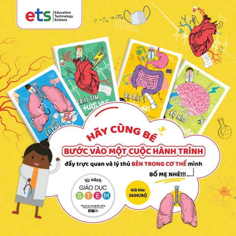 Combo: CƠ THỂ NGƯỜI vui nhộn (4 Cuốn)