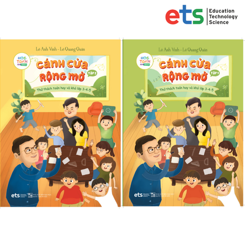 Bộ - Cánh Cửa Rộng Mở: Thử Thách Toán Hay Và Khó Lớp 3-4-5 (2 Cuốn)