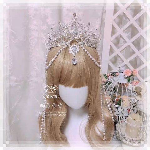 Wedding flower lolita crown X YuXiXiXi