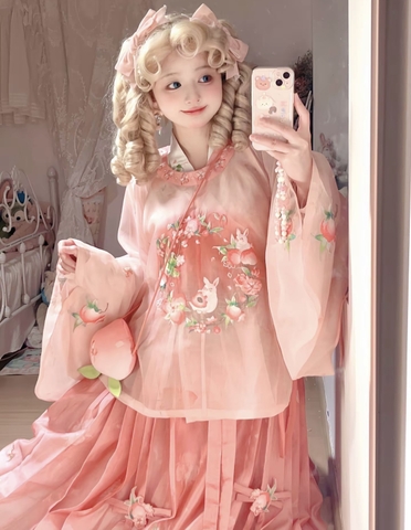 Peach Rabbit x GUANCHAOTING