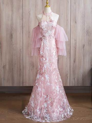 Pink Evening Dress C40