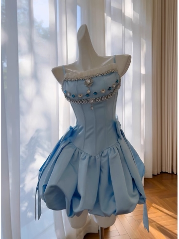Blue / Pink dress for party