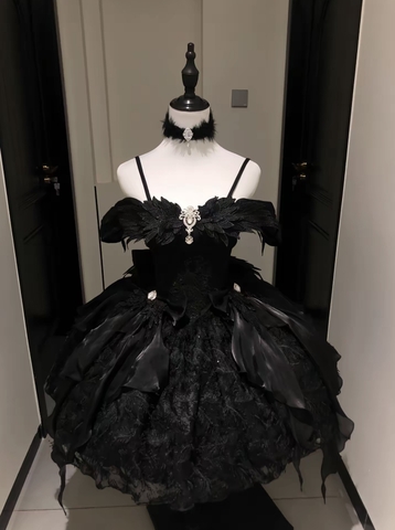 Feather Foating Fairy Dress by MeowGuo SenSen