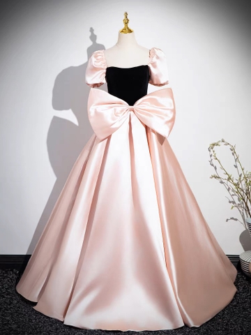 Black pink party dress BP30