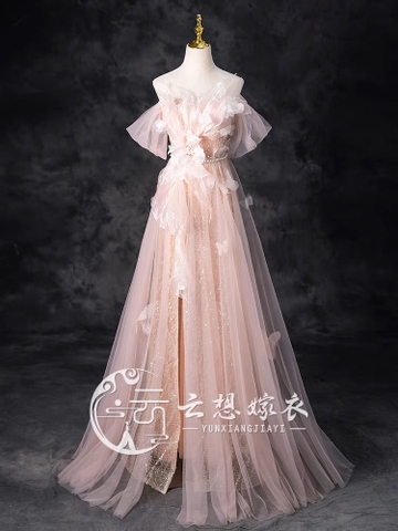 Pink evening dress P90
