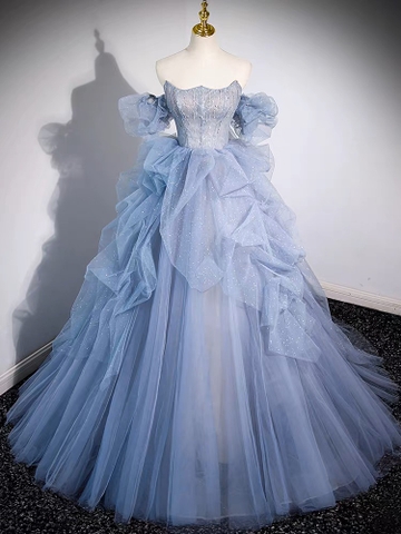 Blue Prom Dress B10