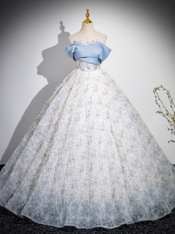 Blue Prom Dress B50